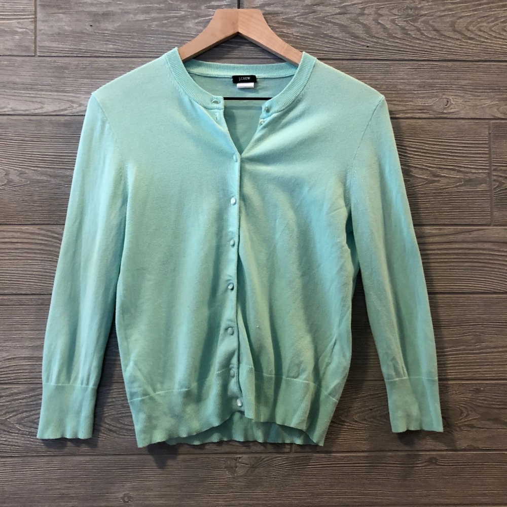 J. Crew Light Blue Cardigan